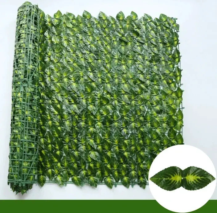 Artificial Ivy Hedge Fence Board for Outdoor Garden and Balcony Privacy Fence Decoration