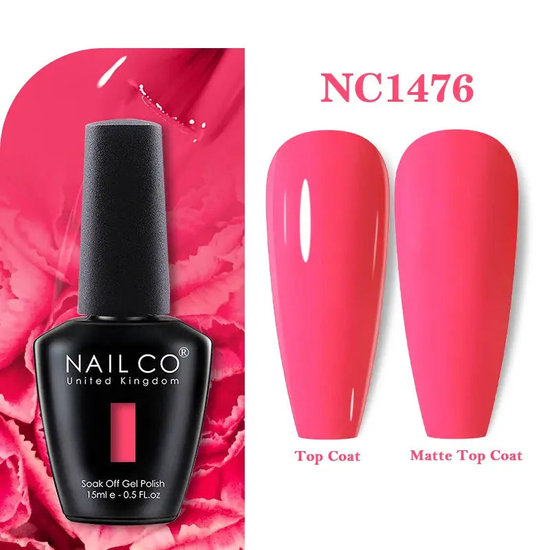 NAILCO 283 Colors Gel Nail Polish Kit Ultra Long Lasting UV Gel Varnish With 30 Day Shine