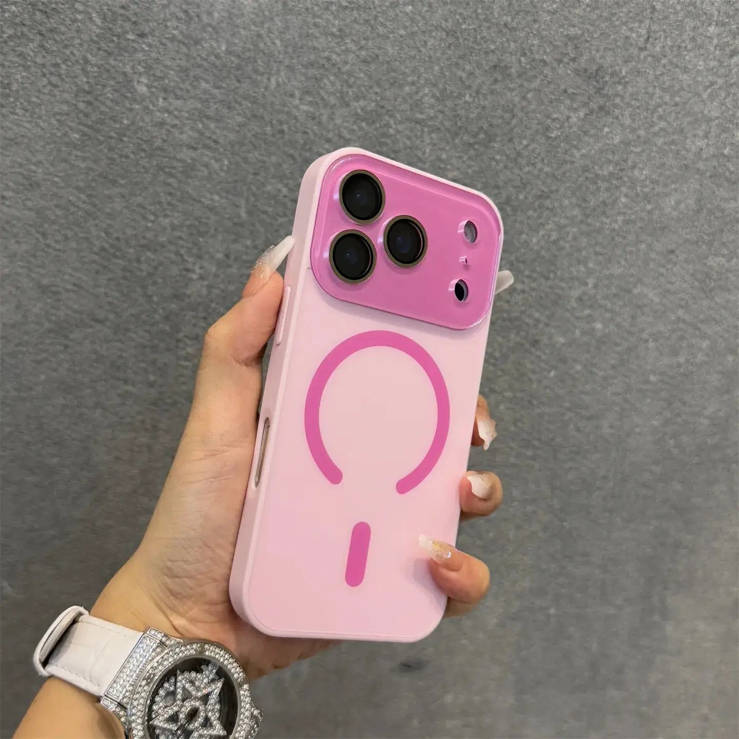 Matte Electroplating Magnetic Case With All Inclusive Lens Film For iPhone 12 13 14 15 16 17 Pro Max And 17Air MagSafe