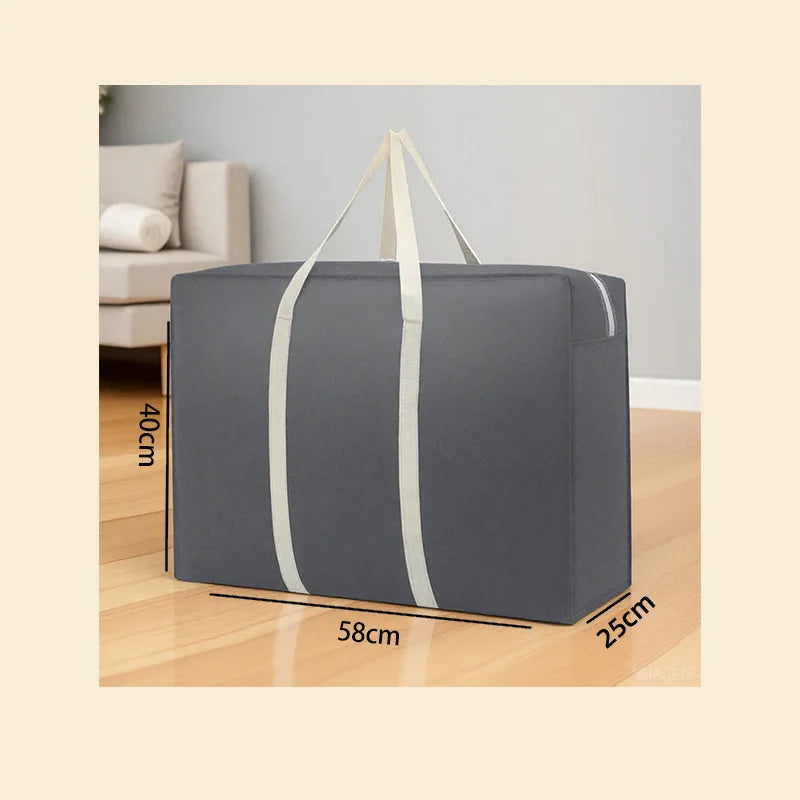 Non Woven Quilt Storage Bag Large Capacity Waterproof Dustproof Durable Clothes Organizer