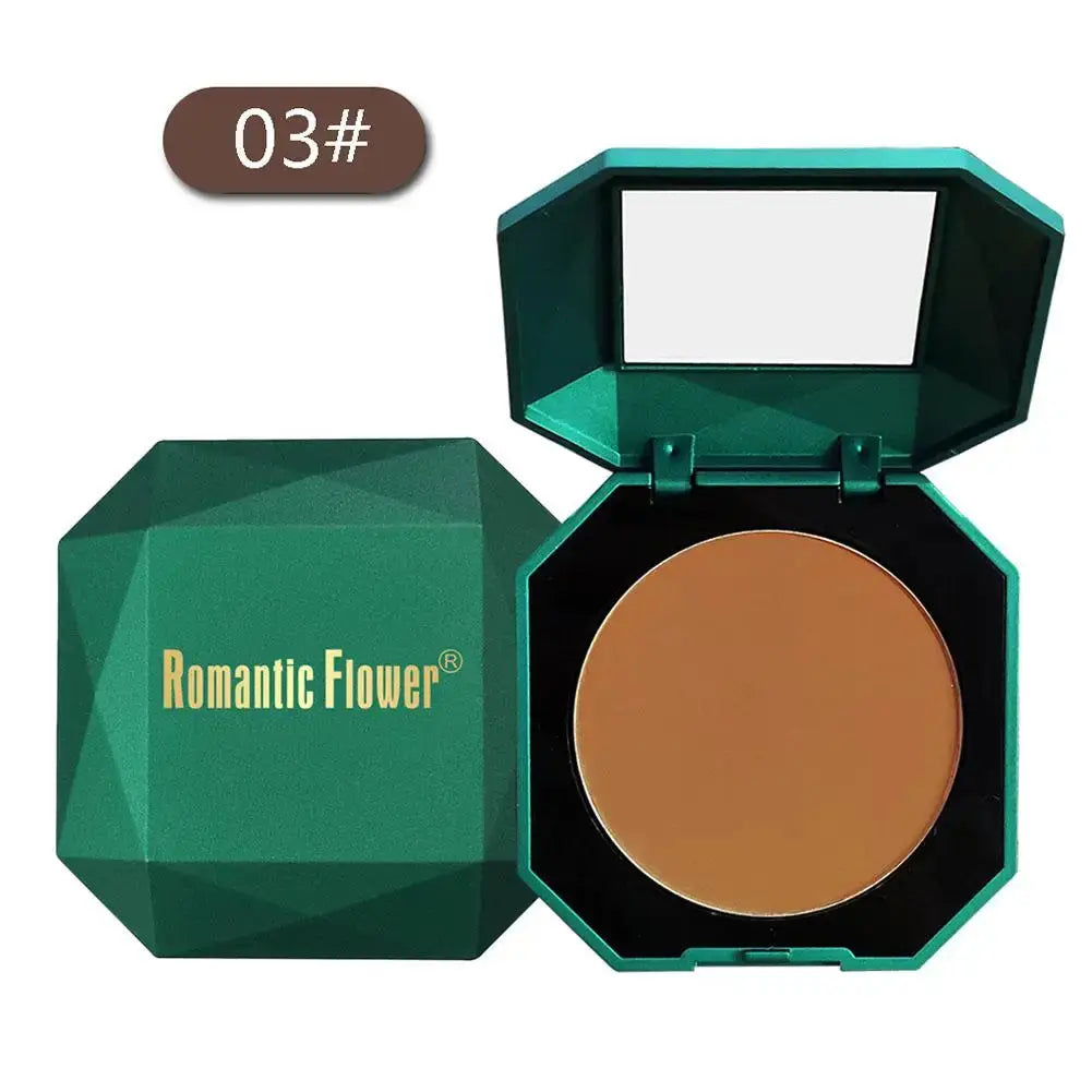 Brand New 4 Colors Dark Skin Pressed Powder Matte Long Lasting Waterproof Makeup Formula