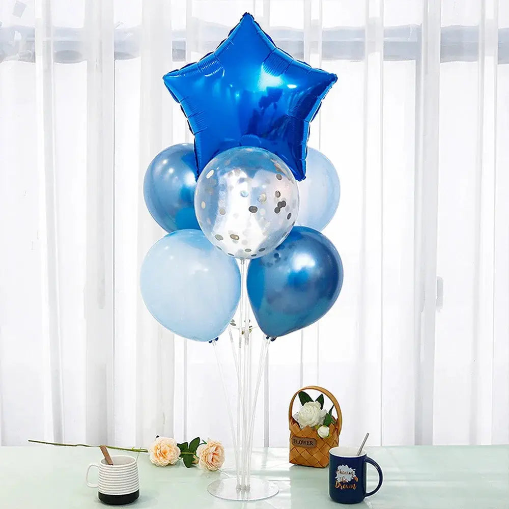 Runto 1Set Birthday Balloon Stand Kit With Base And Pole For Wedding And Birthday Party Decoration
