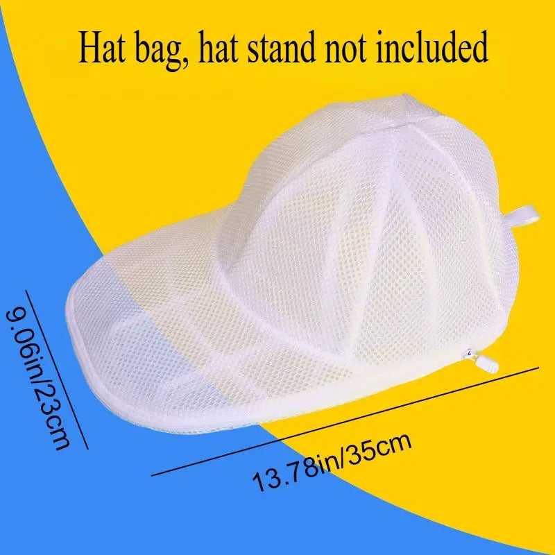 Hat Cleaning Cage For Washing Machines With Mesh Bag Hat Cleaner For Machine Washing And Shape Preservation