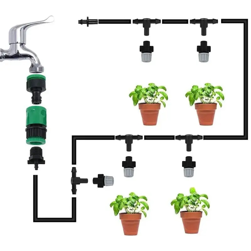 New 10 Meter Irrigation System With 10 Sprinkler Nozzles Sprayer Misting Fog Cooling For Garden Agricultural Use