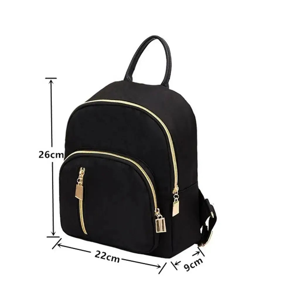 UrbanCarry Oxford Daypack Mini Backpack Durable Oxford Fabric With Adjustable Strap And Multiple Compartments