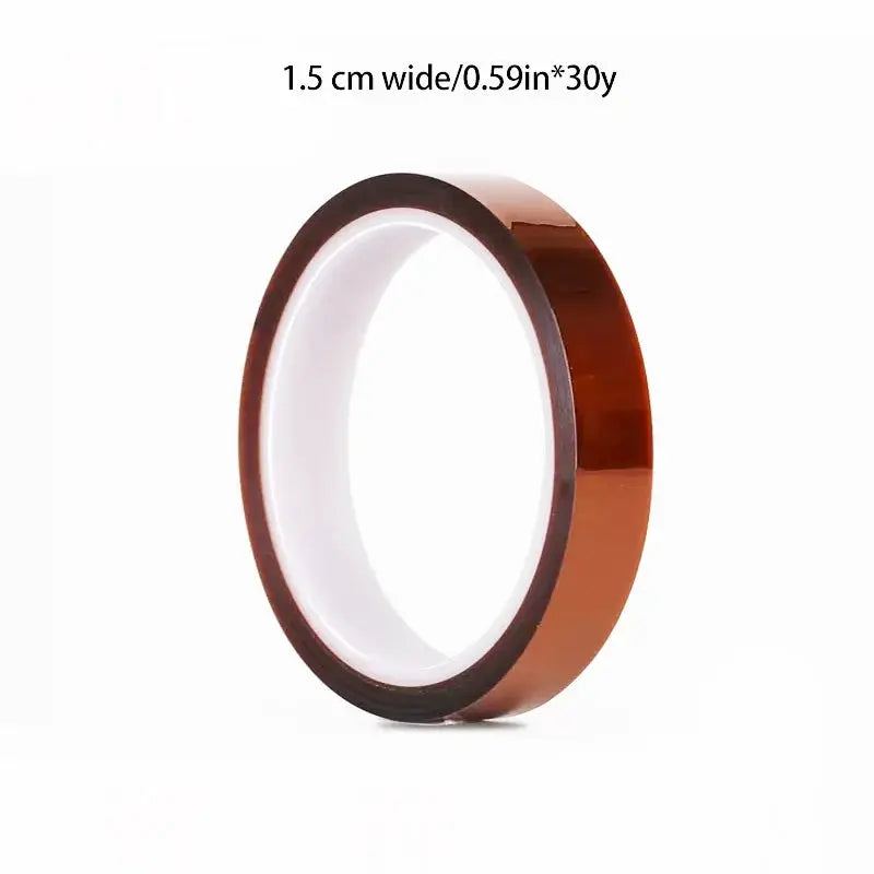 30m Long Gold Finger High Temperature Resistant Polyimide Tape PET Anti Static Lithium Battery Insulation Tape