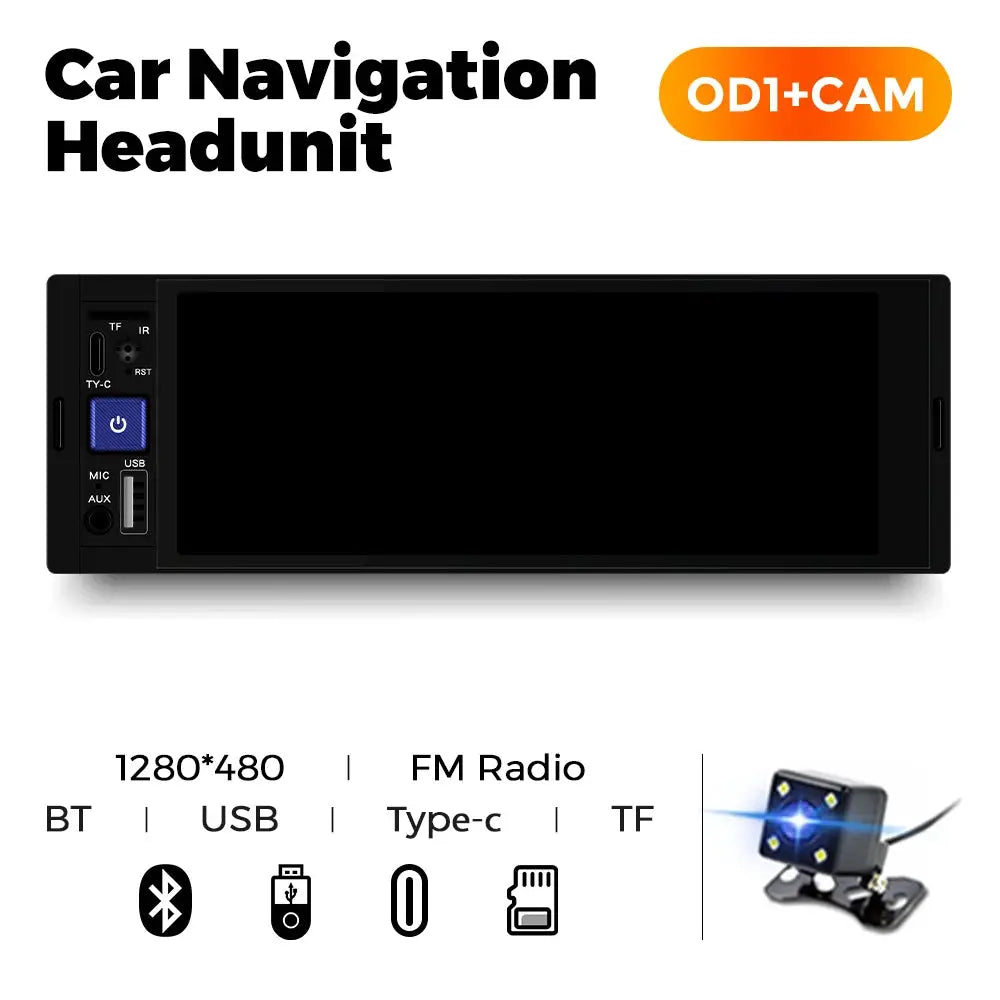1 Wireless CarPlay Android Auto 6.86 Inch Touchscreen Car Stereo MP5