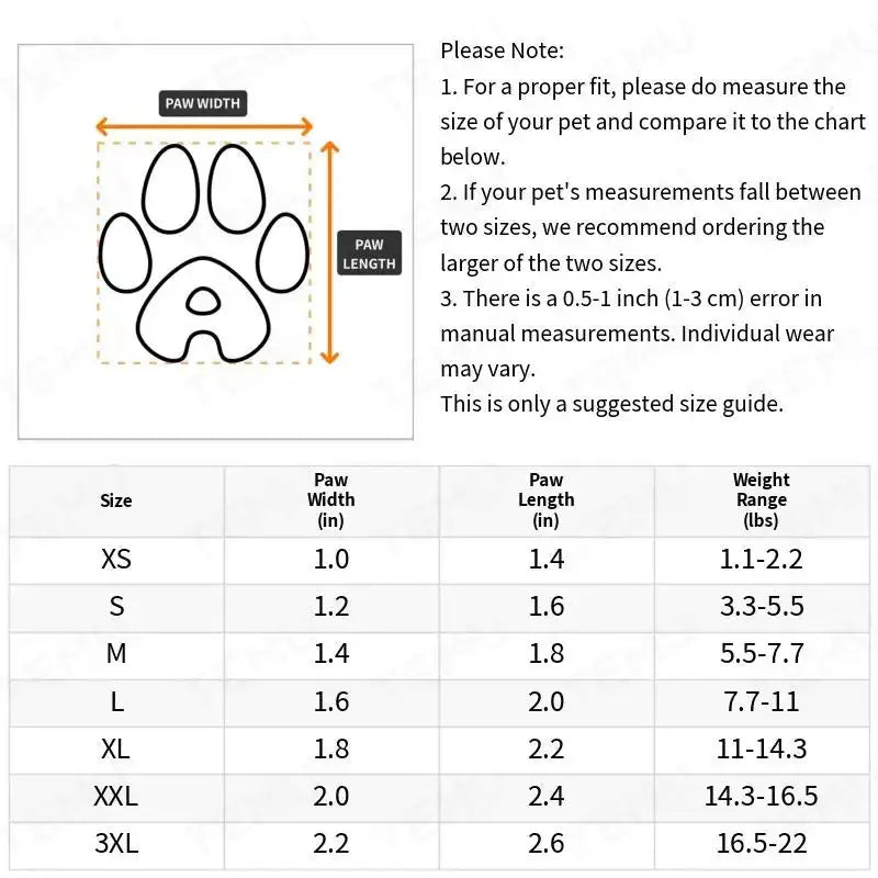 4 Pack Water Resistant Dog Shoes For Small Dogs Outdoor Rain Boots Protect Paws Keep Dry