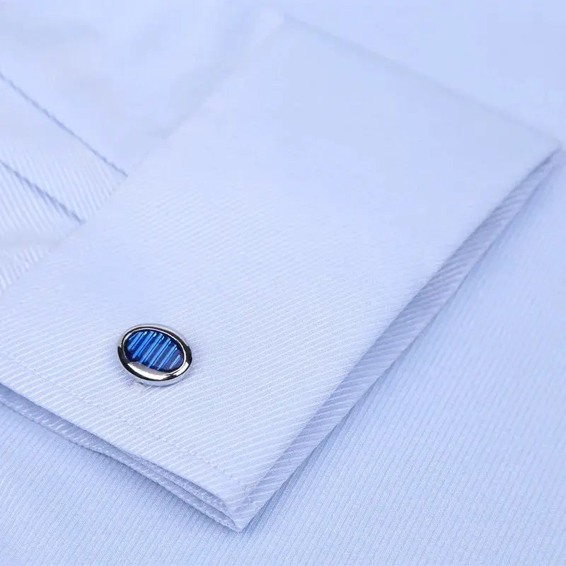 ClassicWear Men's French Cuff Dress Shirt Standard Fit Timeless Formal Style for Office and Weddings