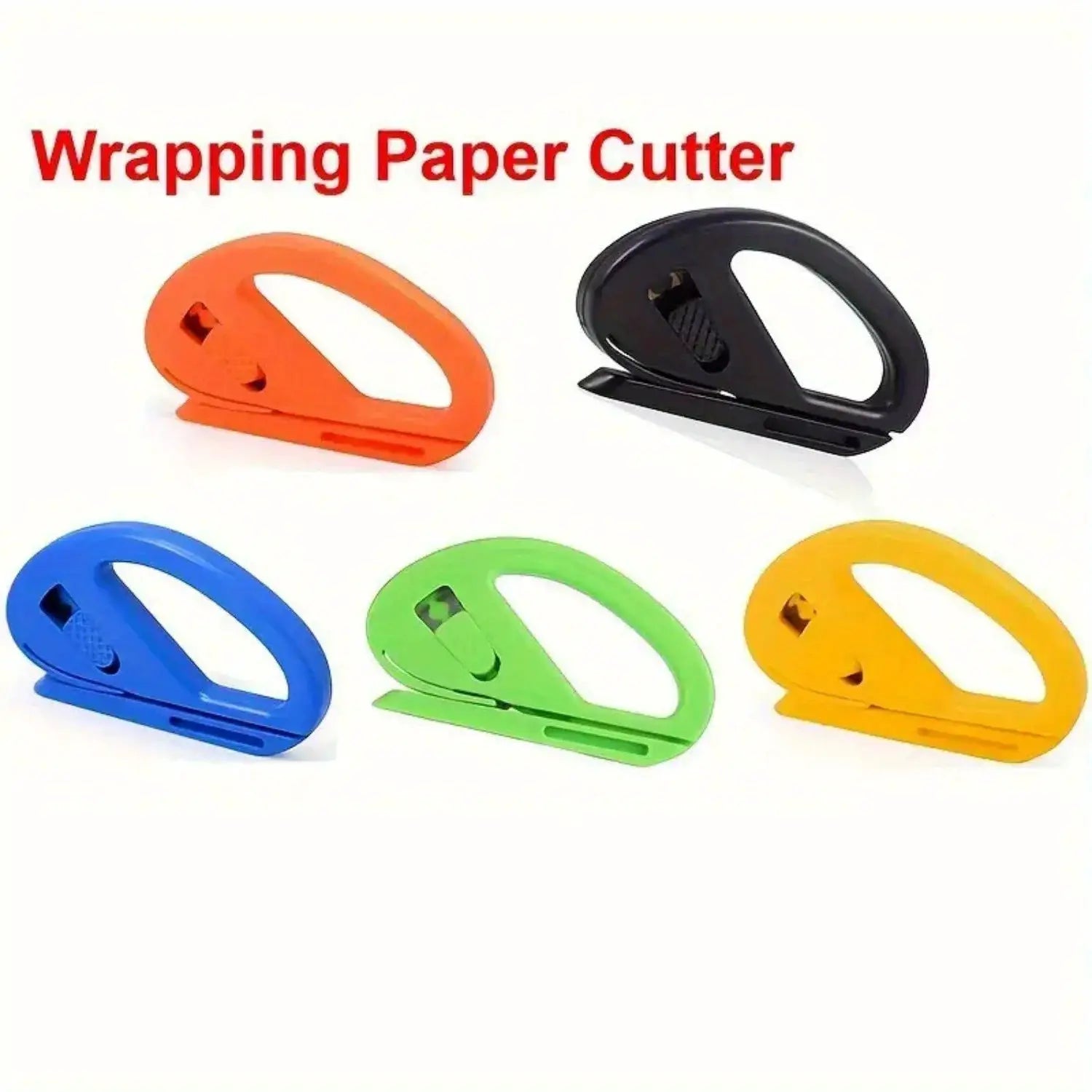 Easy Glide Wrapping Paper Cutter With Safe Razor Blade Design For Gift Wrap Crafts And Office Use