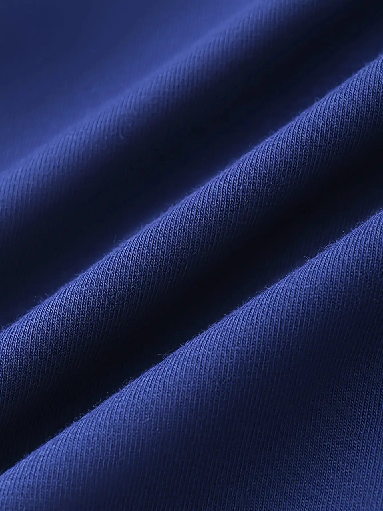 Blue soft breathable fabric close-up for Simples Market men's boxer underwear 4-piece set