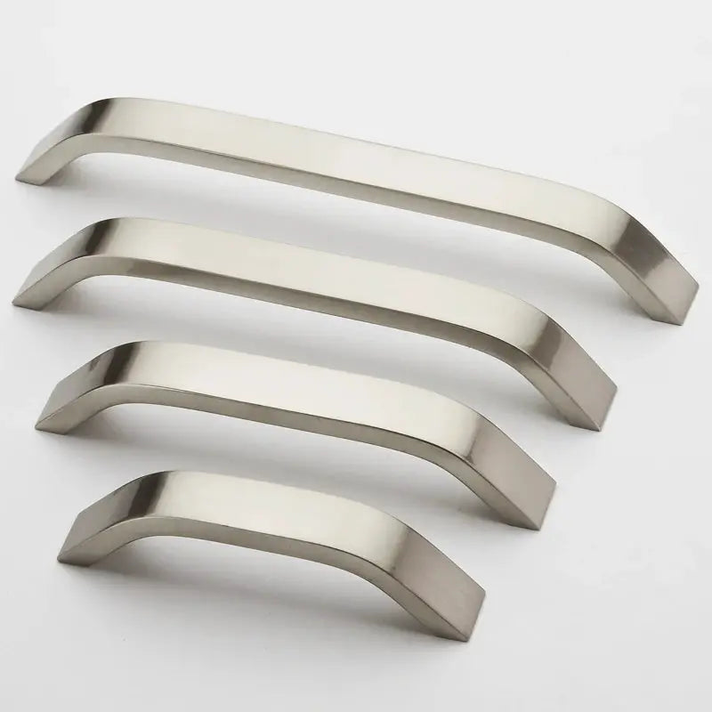 Black Aluminum Alloy Cabinet Knobs and Handles Set for Cabinet and Drawer Pulls 96mm 128mm 160mm 192mm