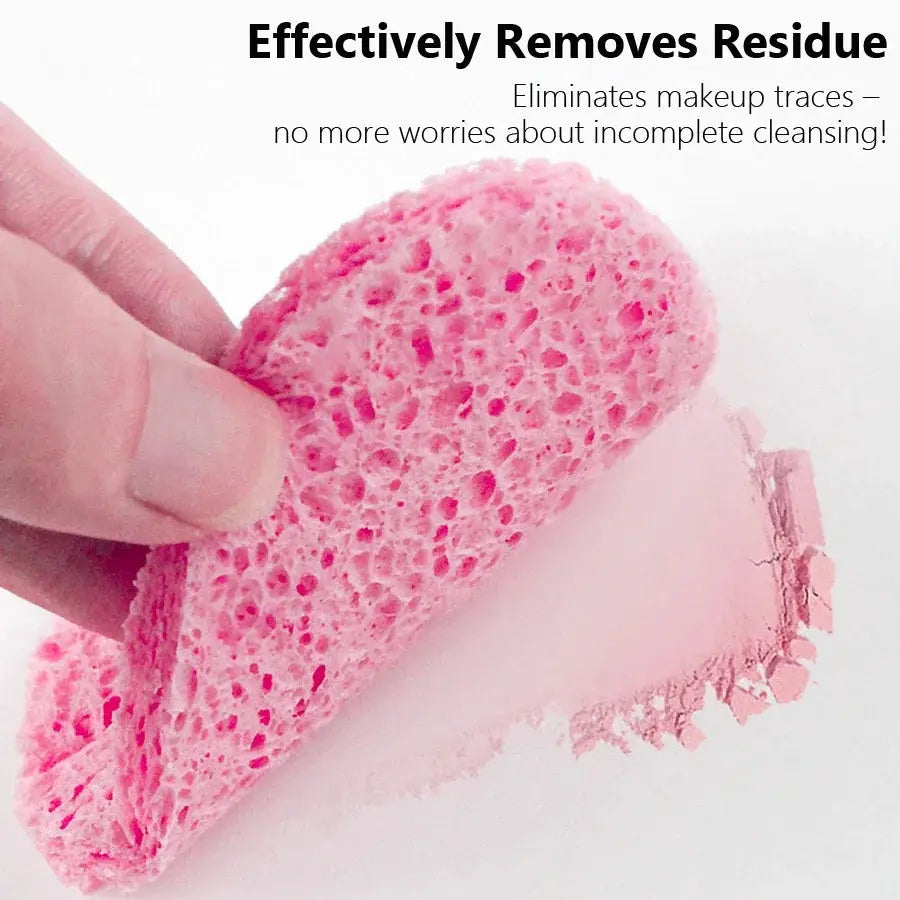 10 Pcs Cellulose Face Sponges Cleansing Makeup Removal Spa Quality