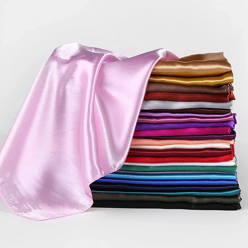 SatinLuxe 90x90 cm Satin Square Hijab Scarf For Everyday Modest Style And Elegant Wrap