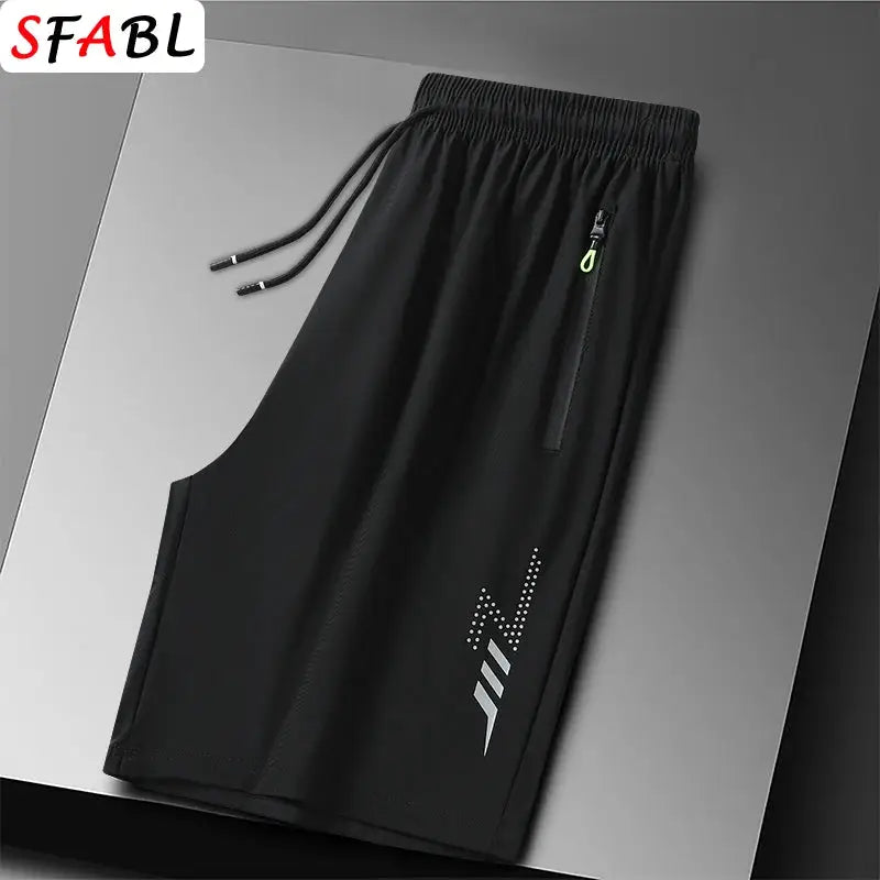 Men Loose Casual Quick Dry Running Shorts For Training And Gym Workout Board Shorts Summer Athletic Bottoms