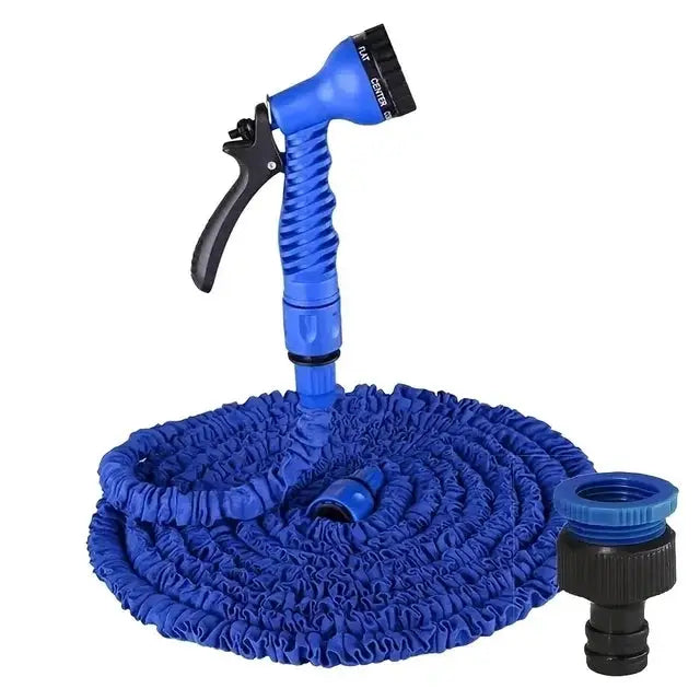 2024 Expandable Magic Hose With High Pressure Car Wash 7 Water Spraying Functions Water Gun Garden Watering Hose