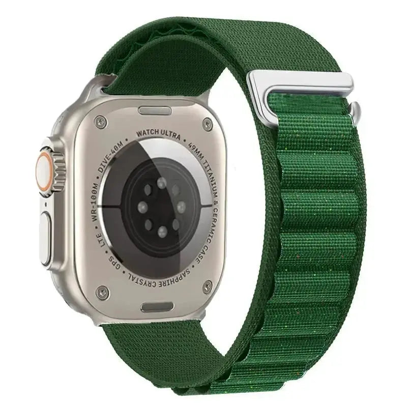 Alpine Loop Band for Apple Watch Ultra 49mm 11 10 9 8 7 46mm 42mm 45mm 41mm Nylon Wristband iWatch Series 6 5 4 SE 44 40mm Strap