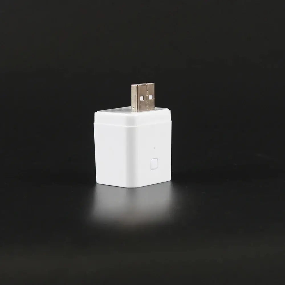 Simples Market white WiFi USB power adaptor with side button and USB-A plug