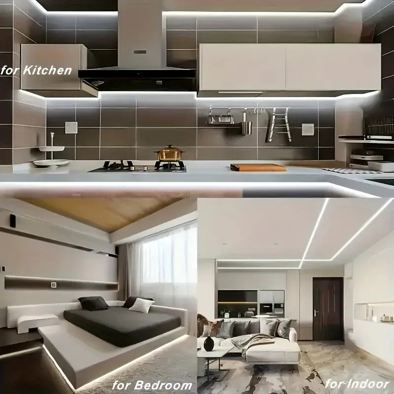 5V LED Under Cabinet Light With USB Smart Dimmer And Gesture Sensor For Cabinet, Closet, Kitchen, Wardrobe And Bedroom