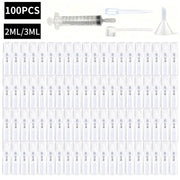 100 Clear Refillable Spray Bottles 2ml and 3ml Odorless BPA Free Travel Atomizers for Perfume and Cosmetics