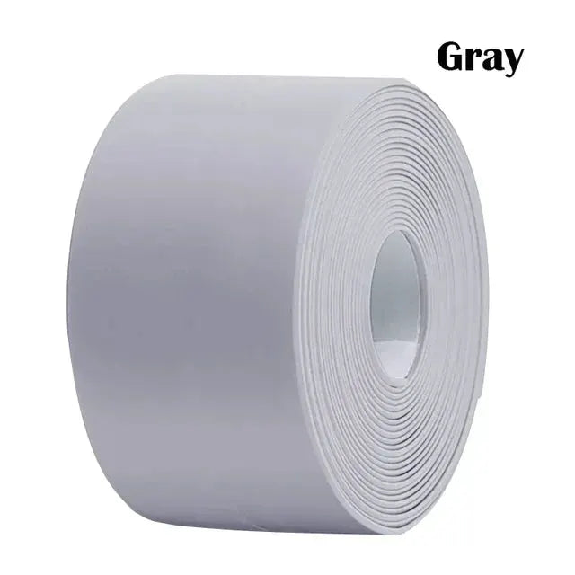 Waterproof PVC Self Adhesive Sealing Tape For Bathroom Kitchen Sink Caulk Mold Proof Seal Strip