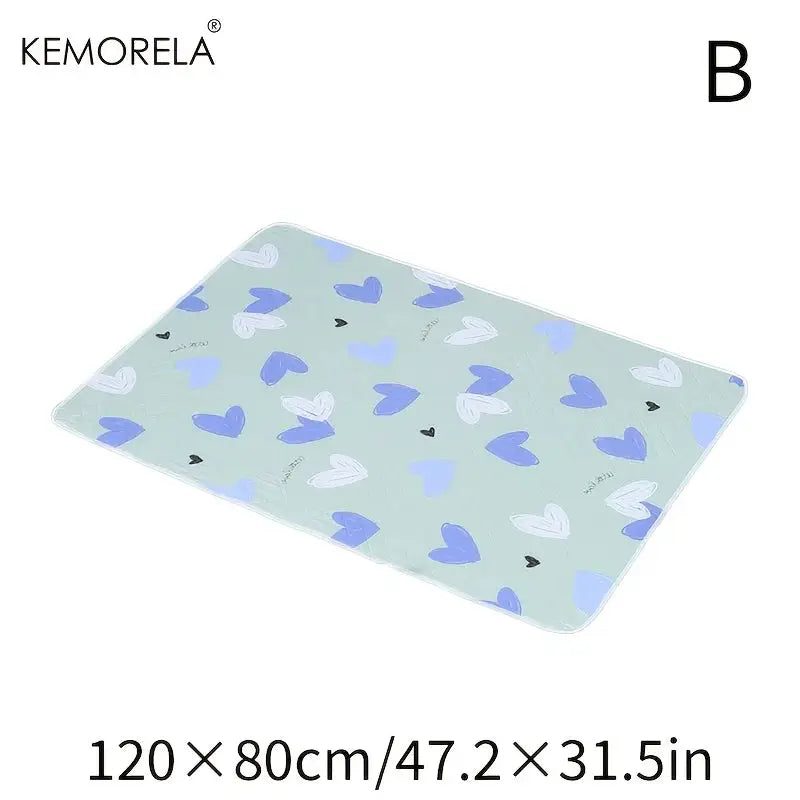Kemorela Washable Cage Mat 31x47 1 Pack for Guinea Pigs Hamsters Rabbits Non Slip Absorbent Bedding