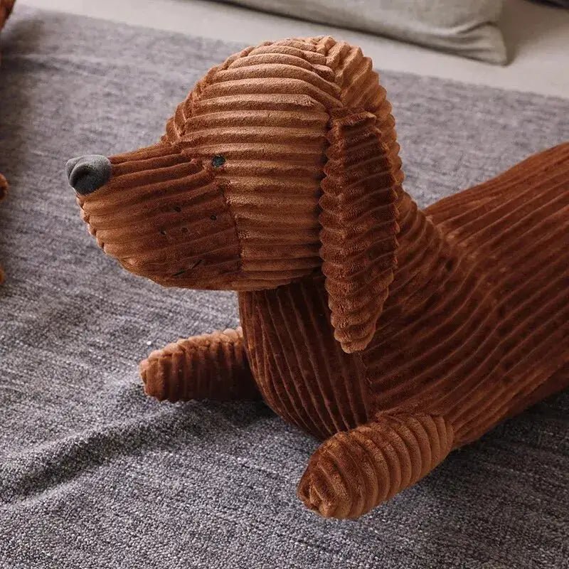 Cute Dachshund Strip Pillow Soft Sofa Throw Pillow For Living Room Office And Home Decor - Simples Market