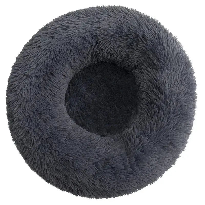 40-90cm Round Pet Bed In 6 Sizes For Large Dogs And Cats Super Soft Plush Bed For Winter Warmth