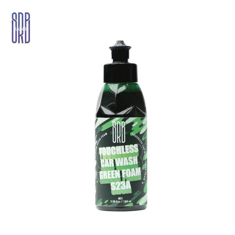 Green Foaming Car Wash Soap bottle by Simples Market with green and black label S23A, touchless wash solution