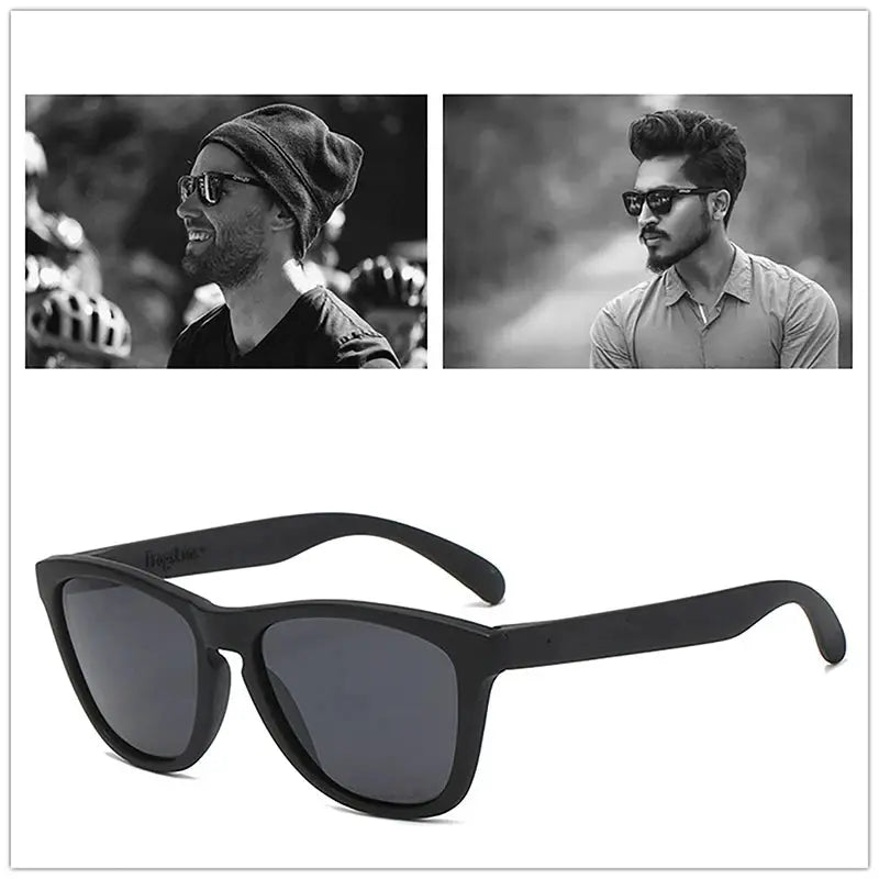 Designer Retro Polarized Sunglasses Unisex UV400 Protection Clear Frames Mercury Ice Blue Orange Flake Accents