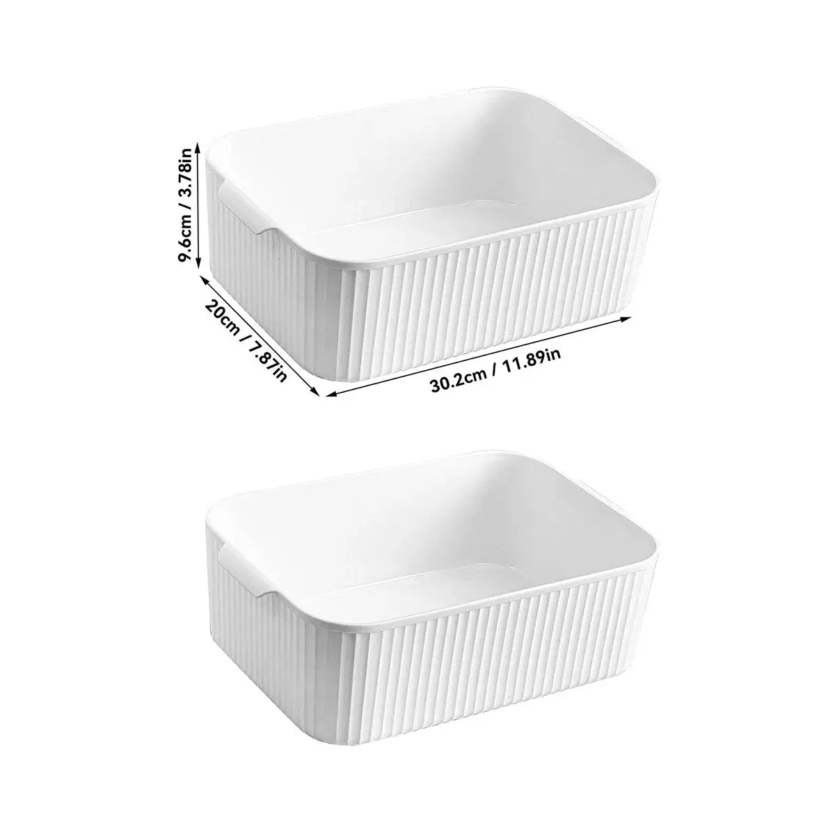 Worthbuy Multifunctional Plastic Storage Box With Handle Desktop Organizer For Kitchen Bathroom Food Cabinet