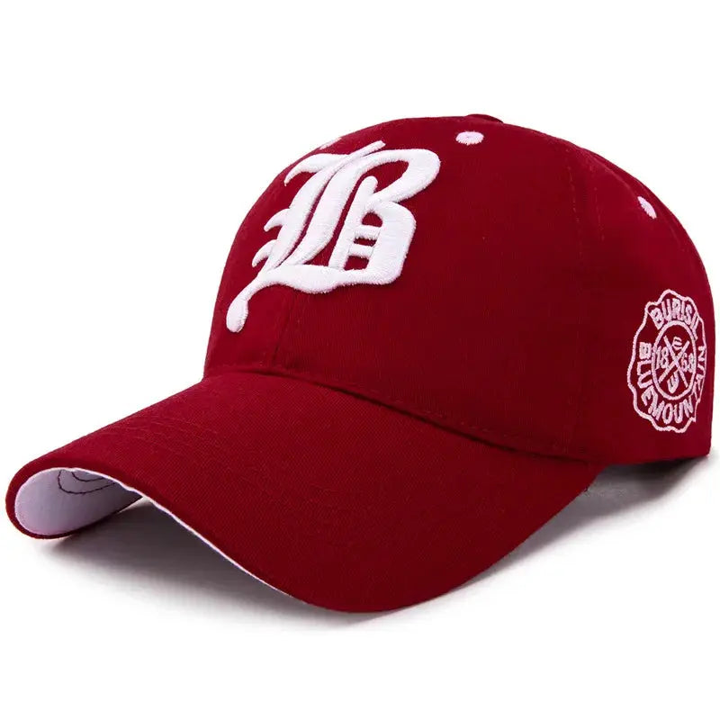 Unisex Cotton Baseball Cap With Embroidery Snapback Hip Hop Style Sun Hat Casual Dad Hat