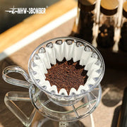 MHW 3 Bomber Disposable Coffee Filter Papers 50 Sheets For 1 To 4 Cups Espresso Hand Brewed Coffee Accessories