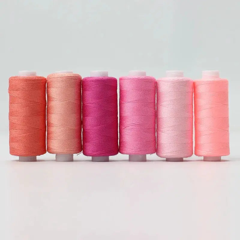 24 Color 100 Percent Polyester Sewing Thread Set For Machine And Hand Embroidery About 40 Meters Per Roll