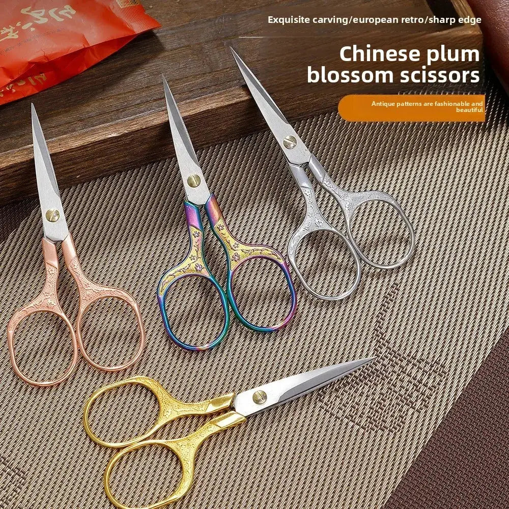 Vintage Stainless Steel Embroidery Scissors For Sewing Crafting Precision Tailor Tools 1 Or 50 Piece Set