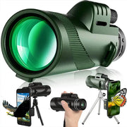 Portable Zoom HD 5000M Monocular Folding Long Distance Mini Telescope For Hunting Sports Outdoor Camping Travel
