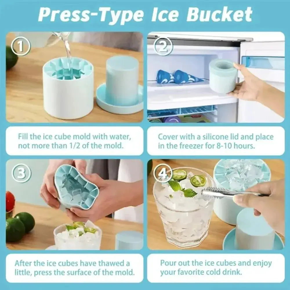 Silicone Sphere Ice Cube Mold For Large Round Ice Balls Barware Tool For Cocktails And Drinks