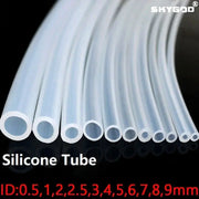 Food Grade Clear Silicone Hose Transparent Tube 0.2m Length 12mm Outer Diameter Flexible Non Toxic