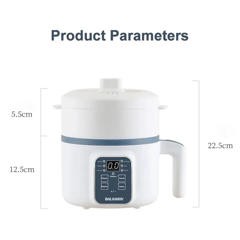 1.7L Electric Rice Cooker 220V Multi Cooker Non Stick Smart Mechanical Steamed Rice Pot For Home Use
