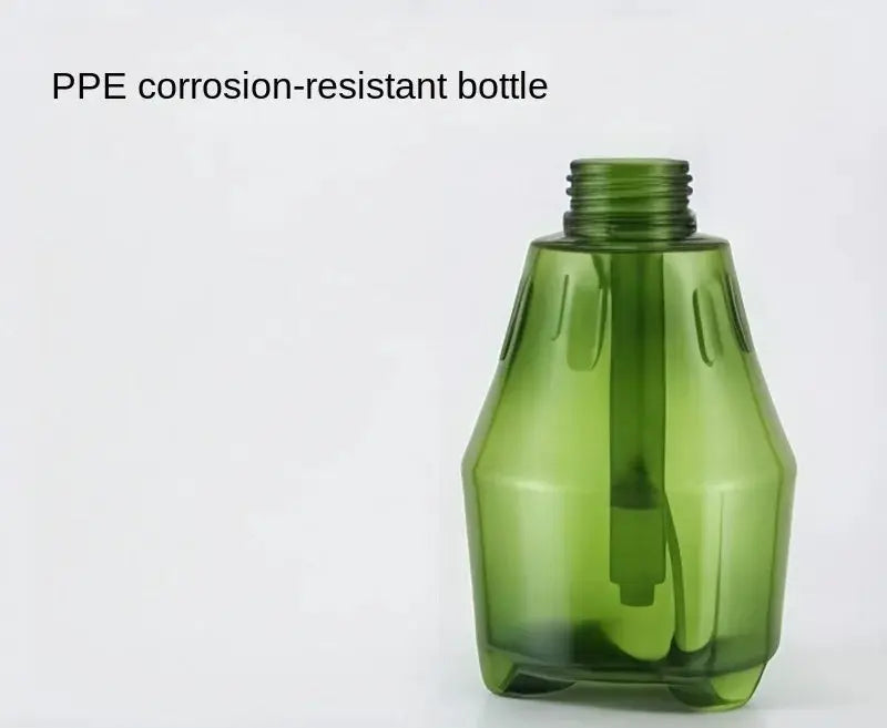 1.5L car wash spray bottle, green plastic, Simples Market