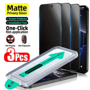 NovaShield Matte Privacy Screen Protector For iPhone 11 12 13 14 Pro Max Plus XS Glass Oleophobic Dust Free