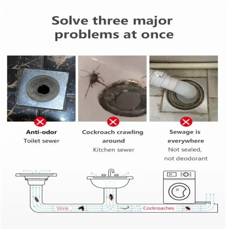 Simples Market 1PC floor drain anti-odor core deodorization device for bathroom drain and sewer