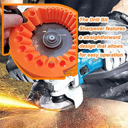 Anti Stripping Angle Grinder Drill Bit Sharpener 2 To 13 Mm 20 Holes With Thread Inserts Fits 115Mm And 125Mm Grinders