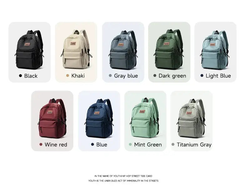 LEE Lightweight 16-In Laptop Backpack in 9 color variants