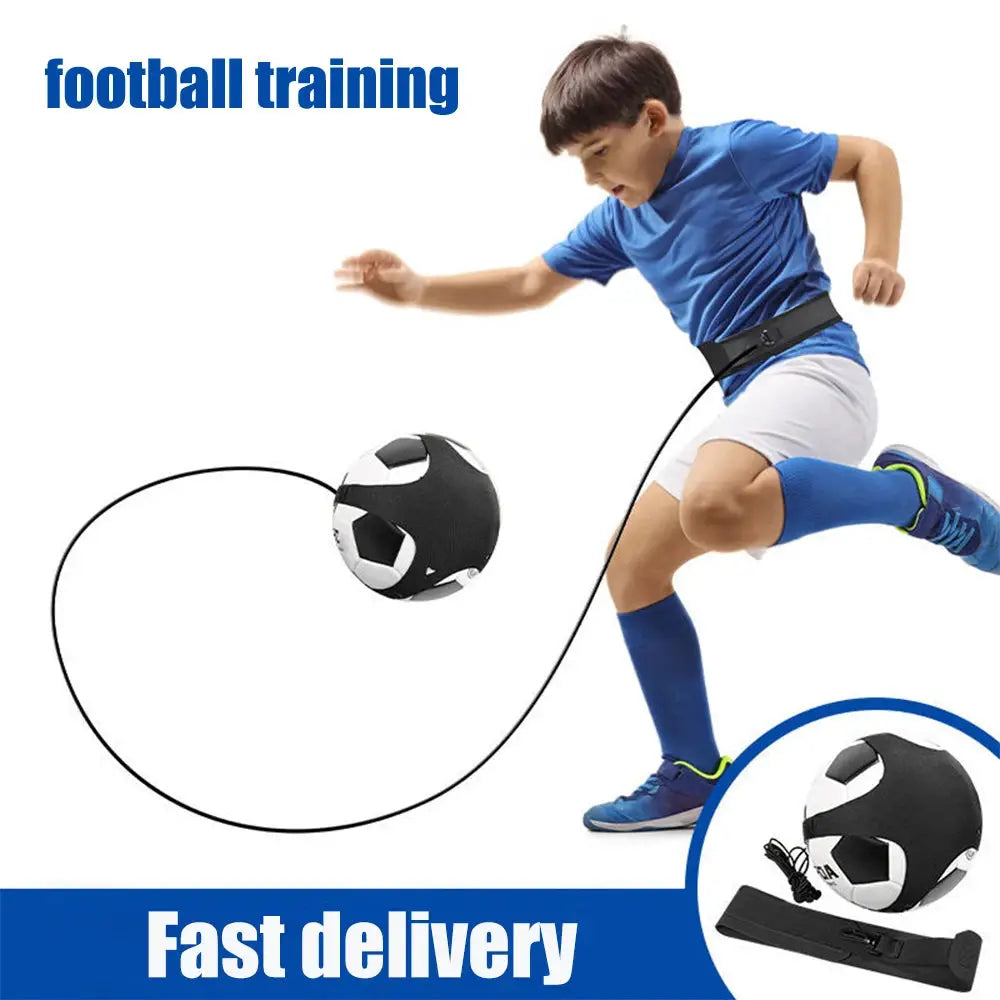 Football Training Belt for Soccer Ball Kicking Adjustable Belt Trainer for Adults and Kids Soccer Training Equipment