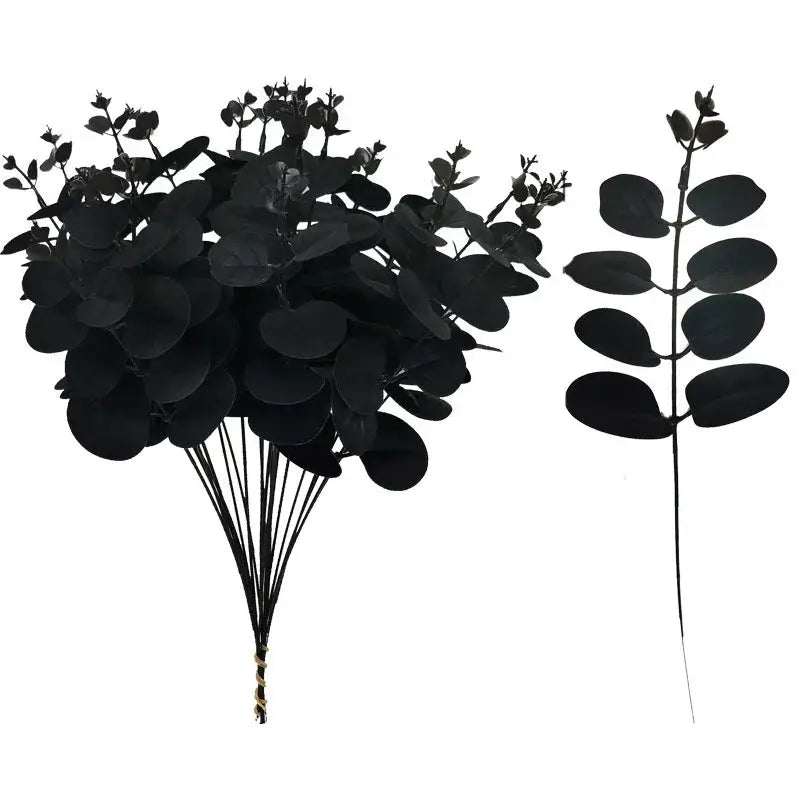 5 10 20 Pcs Eucalyptus Leaf Stems Artificial Green Plants For Living Room Decor Wedding Bouquets Vases Centerpieces