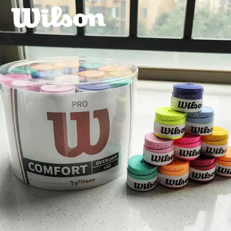 Wilson Overgrips Pack 15 Or 30 Pcs Non Slip Tennis Racket Grip Tape PU Handle Sweatband