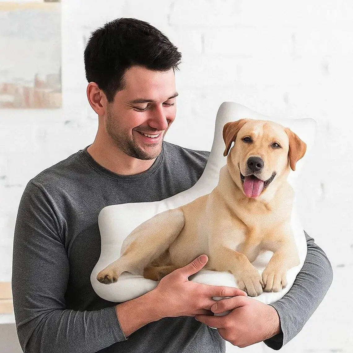 Custom Portrait Pet Pillow For Cats Dogs And Other Animals Keepsake Gift For Christmas Thanksgiving Memorial
