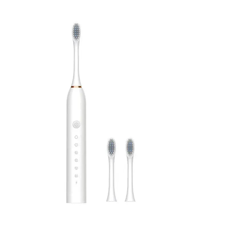 SonicWave Pro Electric Toothbrush for Adults IPX7 Waterproof USB Rechargeable DuPont Brush Head 6 Cleaning Modes