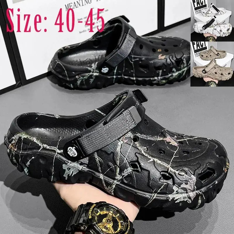 Arcadia Mens Flat Sandals Lightweight EVA Platform For All Day Comfort Breathable Slip On